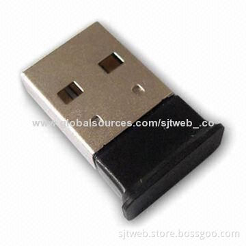 Mini USB Bluetooth Adapter with 3Mbps Maximum Data Transfer, Measures 21.5 x 12.2 x 4.5mm